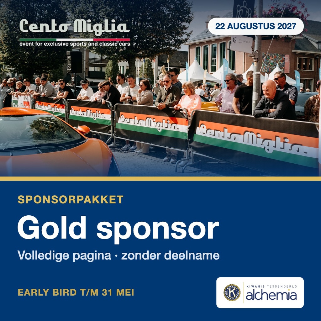 Gold Sponsor Cento Miglia
